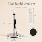 Pack completo: Portarrollos con pulverizador + Bayetas de microfibra